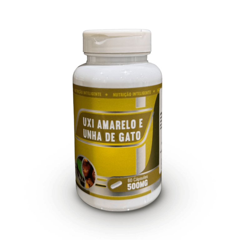 Uxi Amarelo e Unha de Gato - 60 Cápsulas 500mg-min